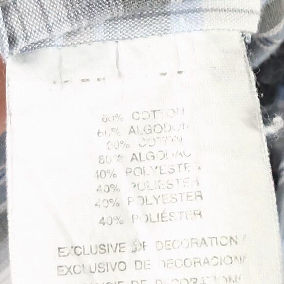 Original Penguin XL Short Sleeve Button Up Mens Classic Fit Plaid Shirt - Picture 3 of 4